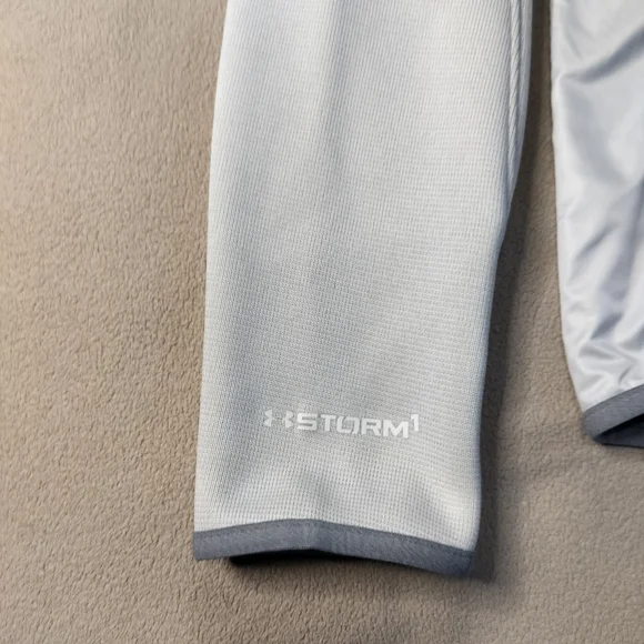 Under Armour Coldgear Storm Gray Full-Zip Hoodie - Picture 3 of 15